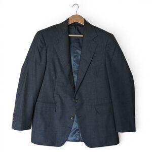 Vintage Polo by Ralph Lauren Men's 39S Gray Wool Blazer Jacket Union Made USA
